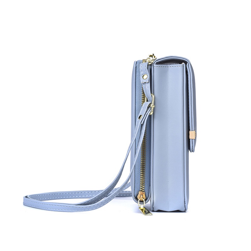 Ielgy Túi Đeo Chéo Đựng Điện Thoại Màu Xanh Dương Tiện Lợi Chất Lượng Cao Cho Nữ