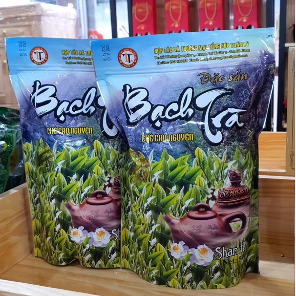 - Đặc Sản Chè Cao Nguyên Đá Bạch Trà Shan Tuyết Cổ Thụ Hà Giang 500gr