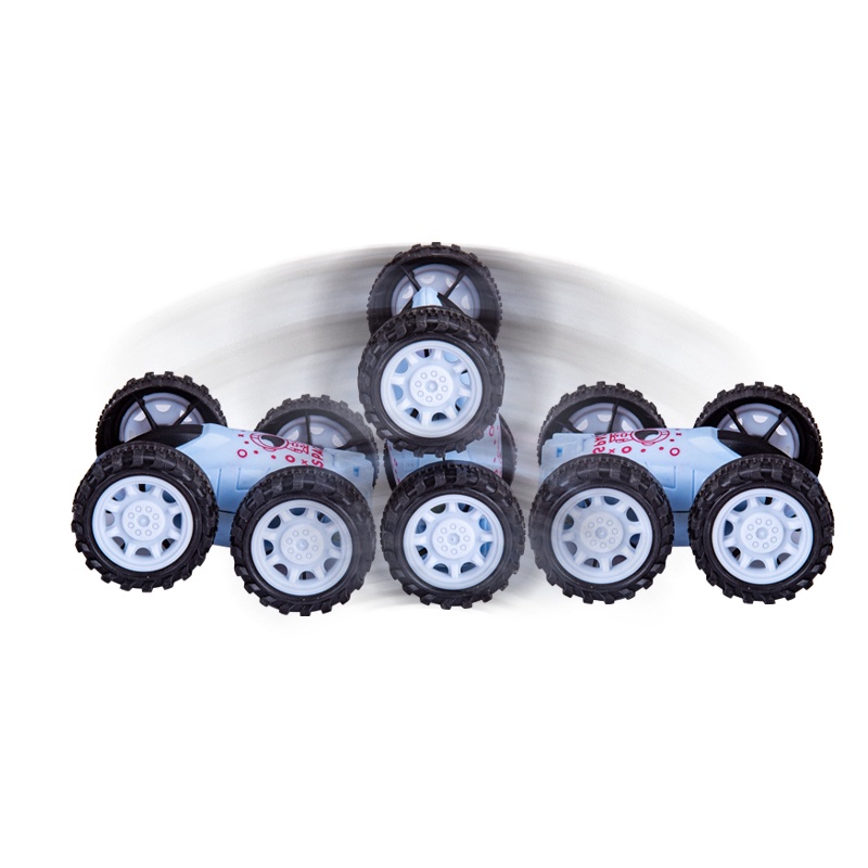 Đồ Chơi Mô Hình Xe Hơi Bốn Bánh Chống Sốc Chống Va Chạm Hai Mặt Cho Trẻ Em