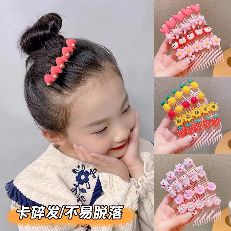 Kẹp Tóc Lược Cài Tóc Mái Dễ Thương Xinh Xắn Cho Bé Gái