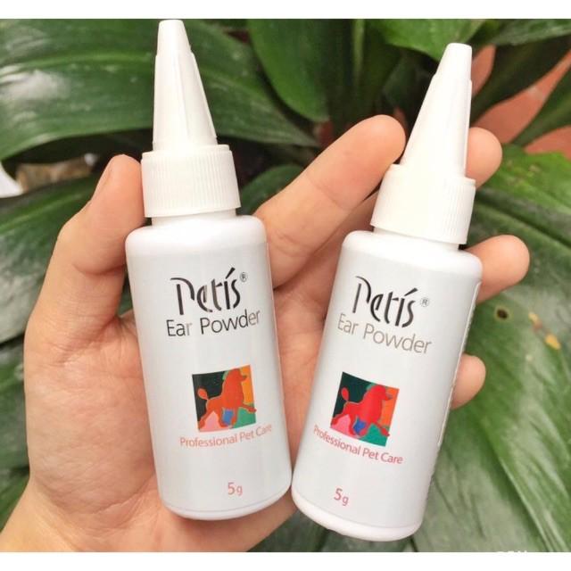 Bột Nhổ Lông Tai Cho Chó Mèo Petis Ear Powder 5g