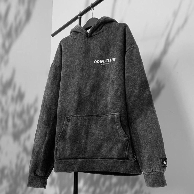 Áo nỉ hoodie loang túi trước , Áo hoodie unisex form to rộng