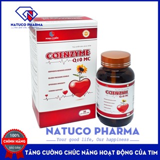 Coenzyme Q10 MC Viên uống bổ tim mạch giúp giảm đột quỵ, tăng cường hoạt động, sức khỏe của tim - hộp 30 viên