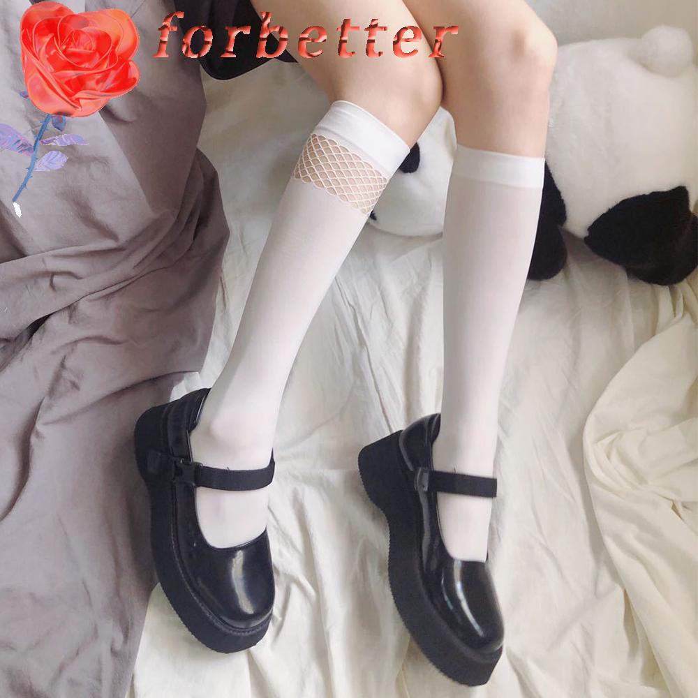 Vớ lưới cổ cao thiết kế dễ thương cho nữ