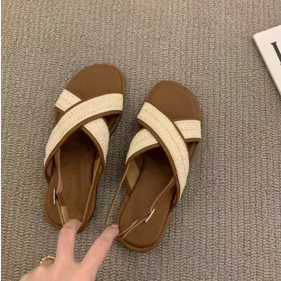 Dép Xăng Đan Quai Ngang Thời Trang Cho Nữ