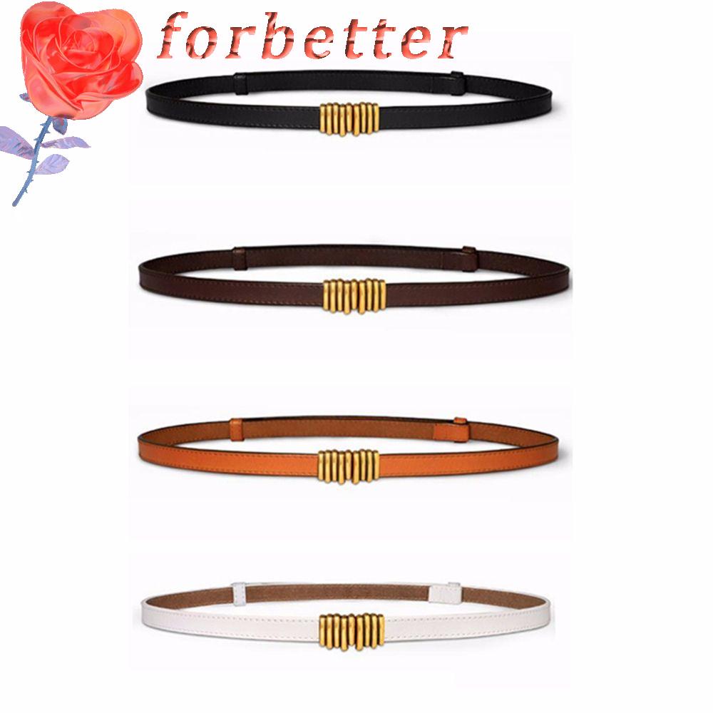 Thắt Lưng Da PU Mỏng Nhiều Màu Sắc Phong Cách Hàn Quốc Có Thể Điều Chỉnh