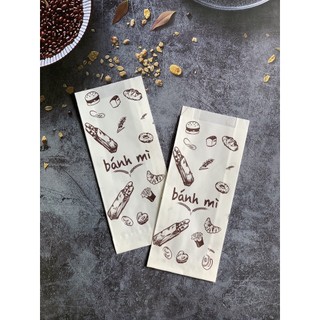 Túi giấy bánh mì thấm dầu 1000 túi