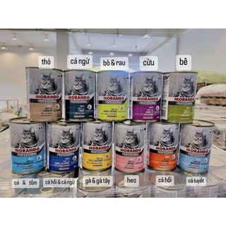 [Mã PET20K giảm 20K đơn 250K] PATE MÈO MORANDO LON 400G