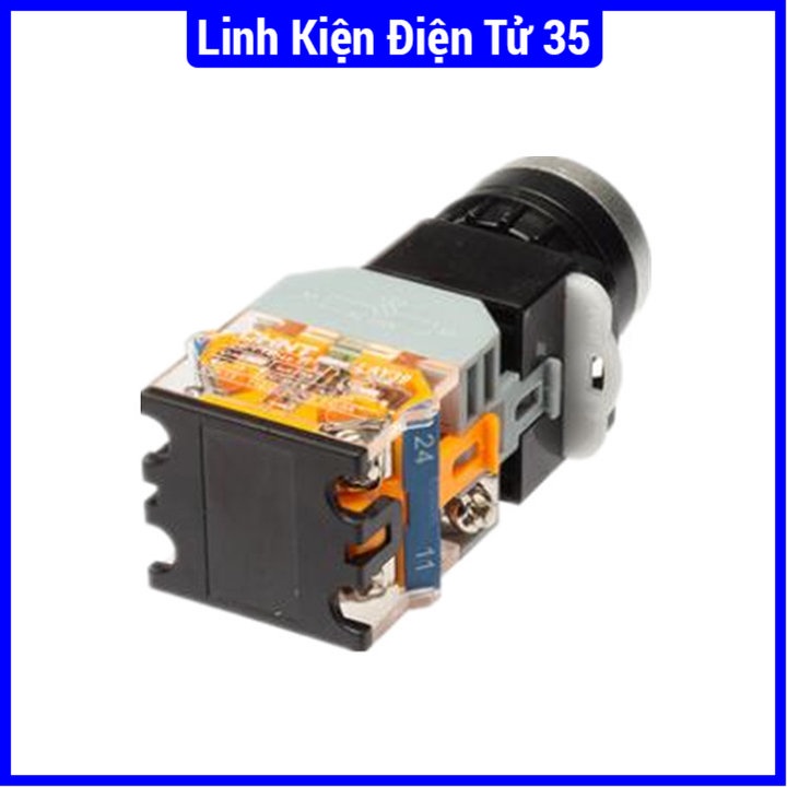 Nút nhấn đề nhả có đèn LA38 380V-10A 2 thường mở, giá rẻ chất lượng