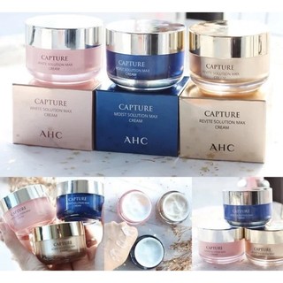 Kem dưỡng AHC Capture Solution Prime Revital/Moist 50ml - Kem dưỡng AHC đỏ/xanh