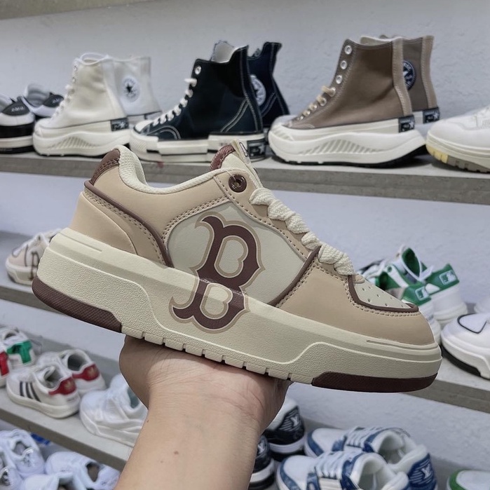 Giày MLB Chunky Liner New York Yankees White Black, Giày Sneaker MLB Chunky NY Đen Hàng Chuẩn Full Box | BigBuy360 - bigbuy360.vn