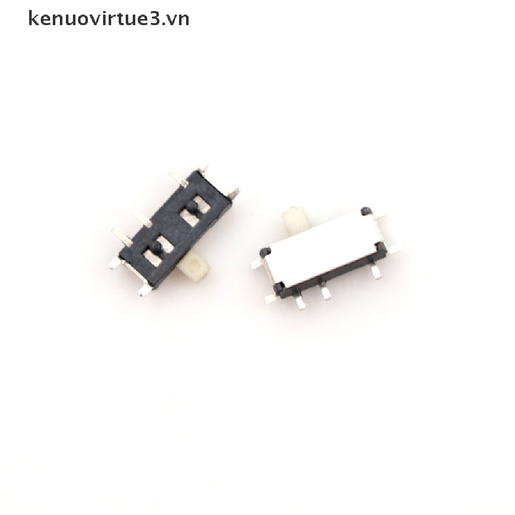 Set 20 Công Tắc Dạng Trượt Mini 2 Vị Trí Micro SMDSet 20 Công Tắc Bật / Tắt 2 Vị Trí Siêu Nhỏ SMDSet 20 Công Tắc Trượt Micro Chất Lượng Cao