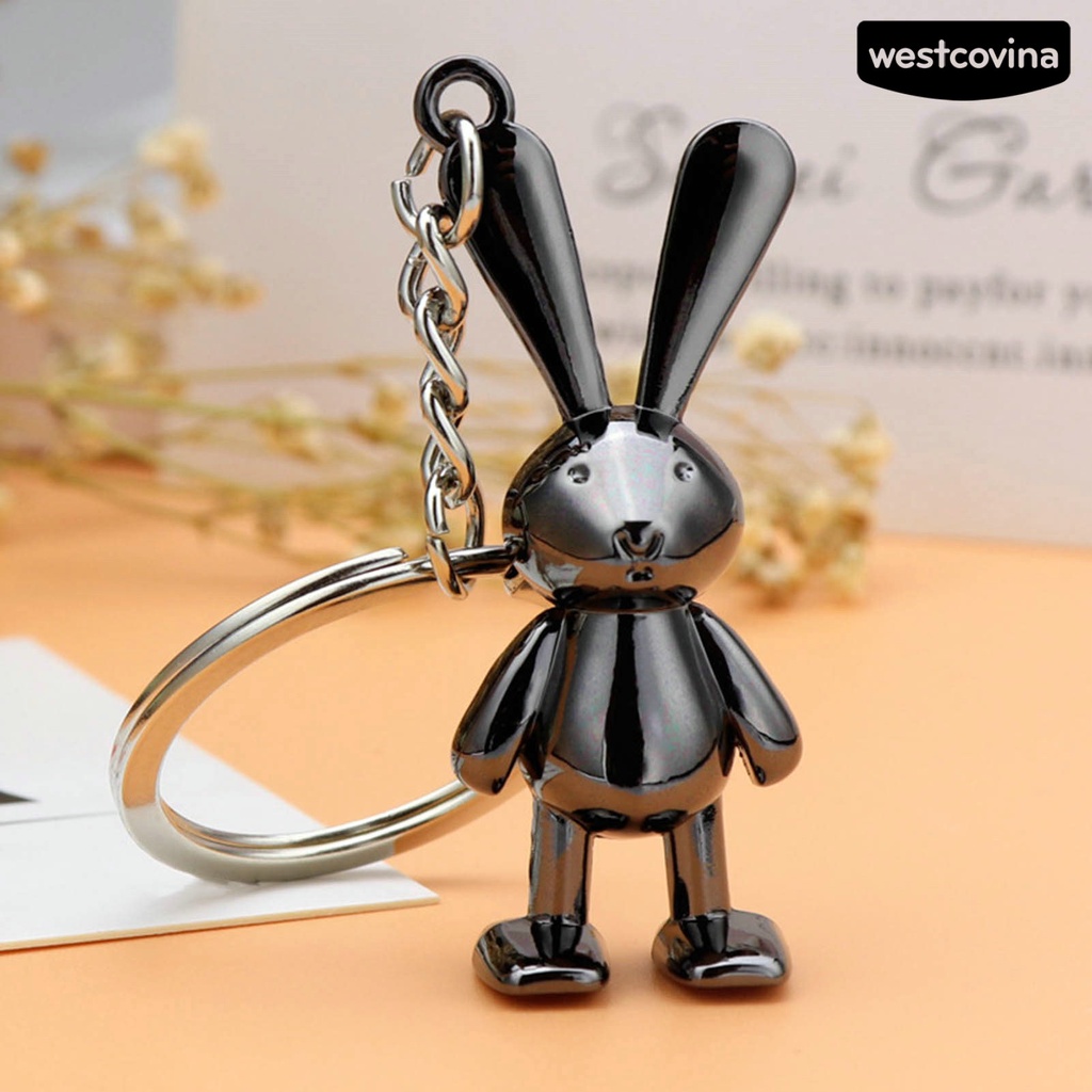 [Hot]☃Móc Khóa Hình Chú Thỏ Hoạt Hình Ba Chiều Đa Năng Trang Trí Năm Mới 2023