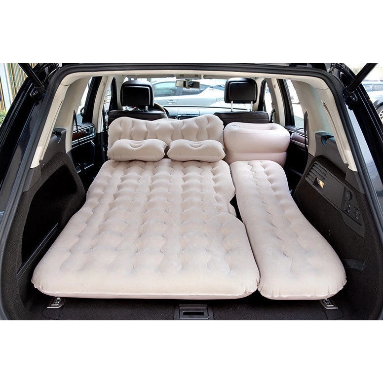Nệm hơi, giường hơi ô tô cao cấp cho xe SUV, xe 7 chỗ, 16 chỗ, phủ 2 hàng ghế, dùng đi du lịch, cắm trại cho gia đình