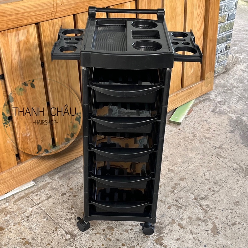 XE ĐẨY LÀM TÓC DÀNH CHO SALON 6 TẦNG TẶNG CHÉN