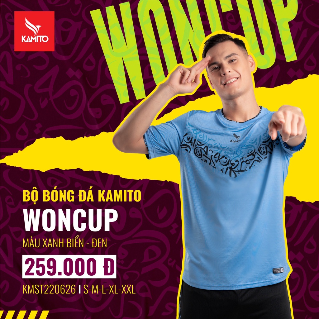 BỘ QUẦN ÁO BÓNG ĐÁ WONCUP
