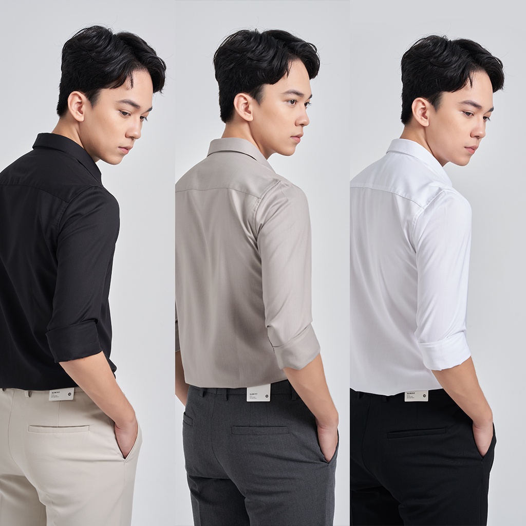 Áo Sơ Mi Nam Local Brand KRIK Form Slimfit Hàn Quốc Ôm Vừa Vặn Cơ Thể, Chất Liệu Cao Cấp Mềm Mịn Sm0260