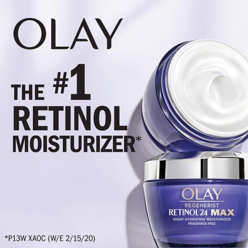 Kem dưỡng da ban đêm Olay Retinol 24 Max Night Hydrating Moisturizer 48g