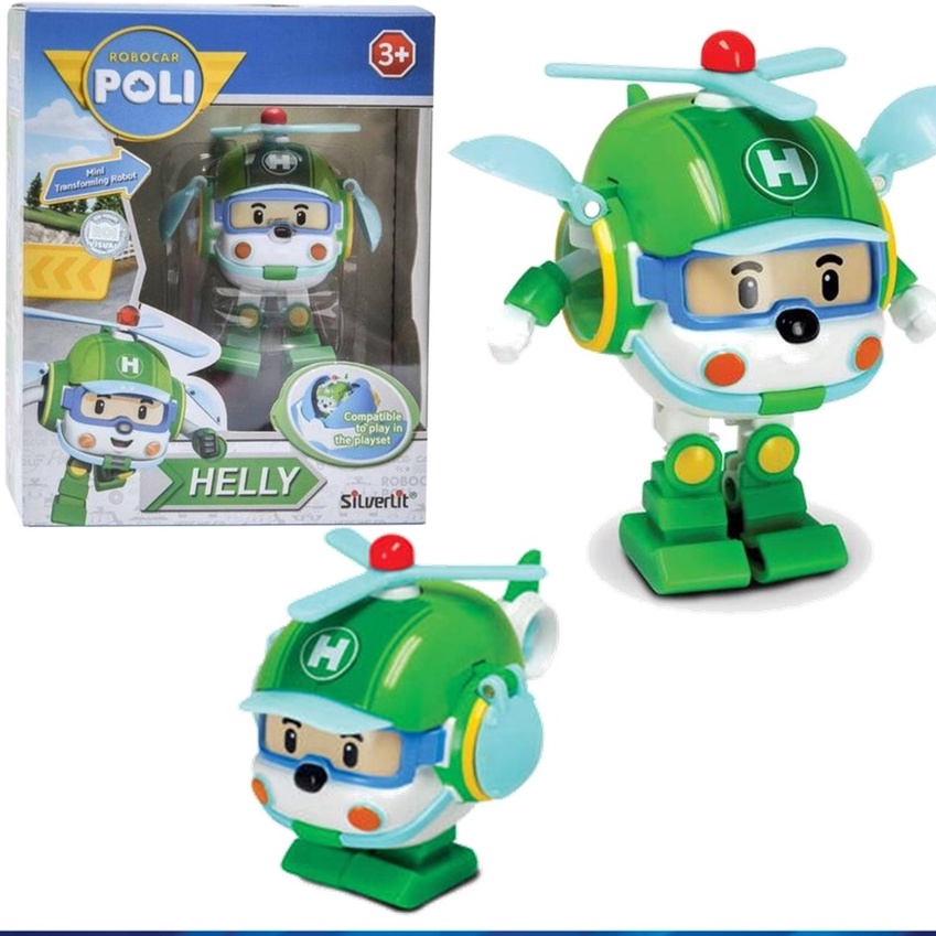 Robot biến hình Mini Robocar Poli-Helly 3 "Mã đồ chơi 3 Inch SVR83048