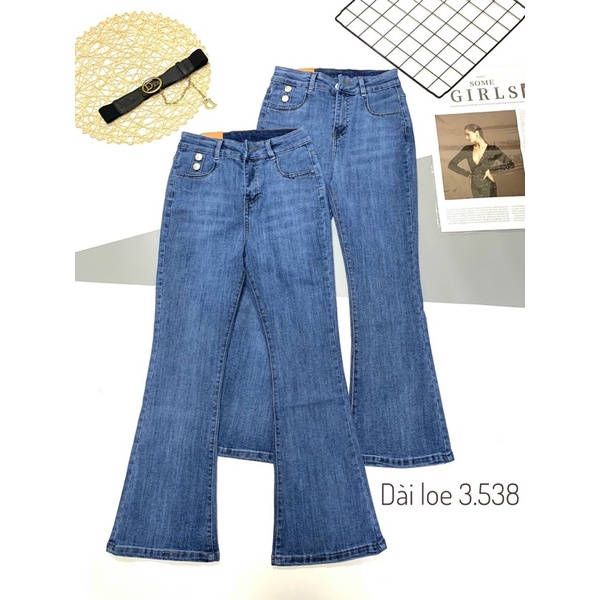QUẦN JEANS NỮ ỐNG LOE LƯNG SIÊU CAO CÓ DÃN 4 CHIỀU . MIX ĐỒ SIÊU RỄ - TỔNG KHO LY PHẠM chuyên cung cấp các mặt hàng. Ca