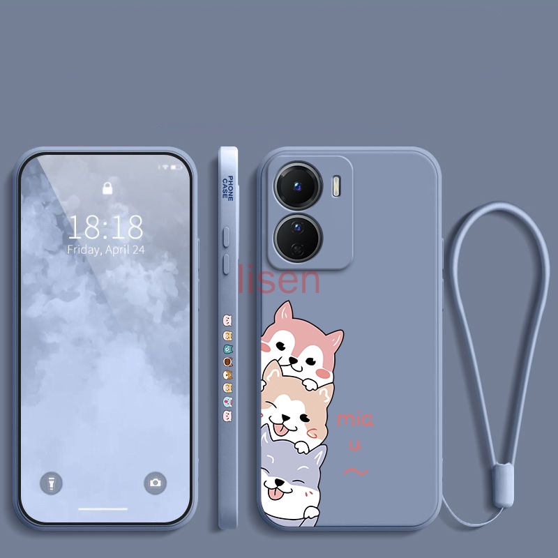 Ốp lưng Vivo y16 Ốp Điện Thoại In Hình Chú Chó Hoạt Hình Cho Vivo Y16 Y22 Y22S Y21S Y21 Y33S T1X Y20 Y20S Y12S Y15S Y01 Y15A Y11 Y12 Y17 Y15 Y02S U10 GG