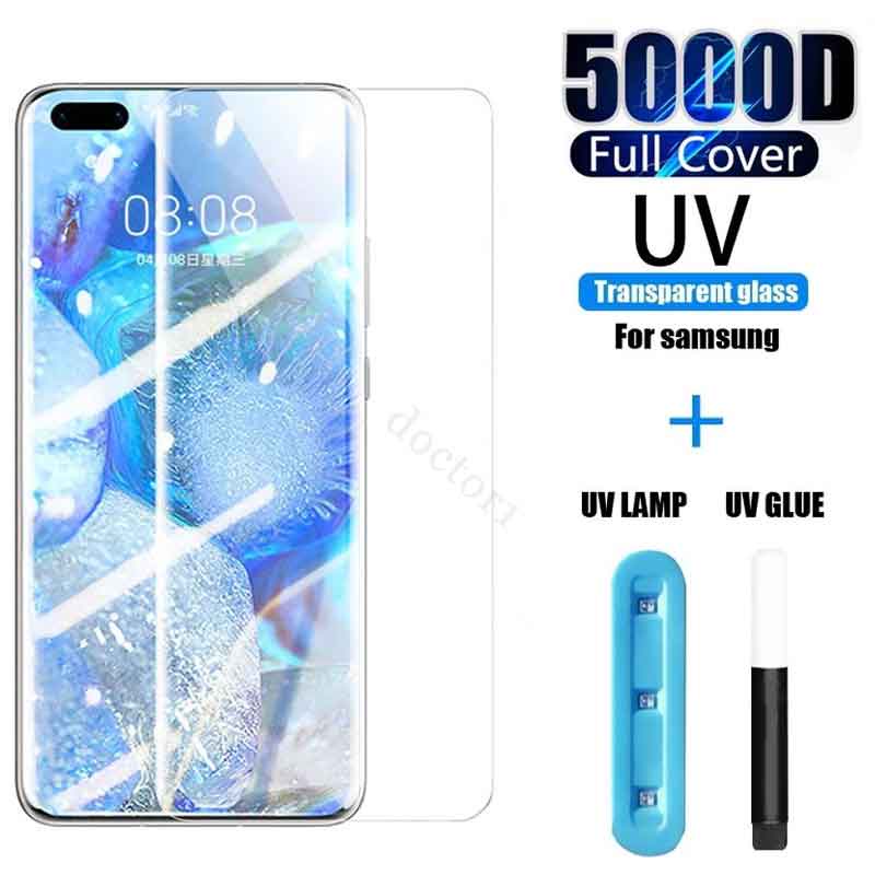 Kính cường lực toàn màn hình keo UV cho Huawei Mate 50 40 30 20 P50 P40 P30 Pro Plus Nova 10 9 8 7 Pro 4G 5G 2022