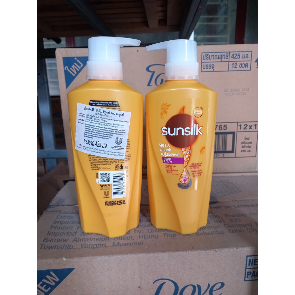 Sỉ 6 chai Dầu gội Sunsilk 400ml Thái lan (giá 58k/chai) (Chính hãng Tem Unilever)