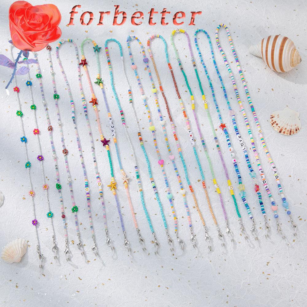 Dây đeo kính bảo vệ mắt in chữ đơn giản phong cách Bohemian thời trang