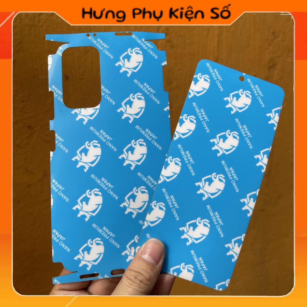 Dán Film Dẻo PPF Redmi Note 11 trong suốt chống xước lưng viền