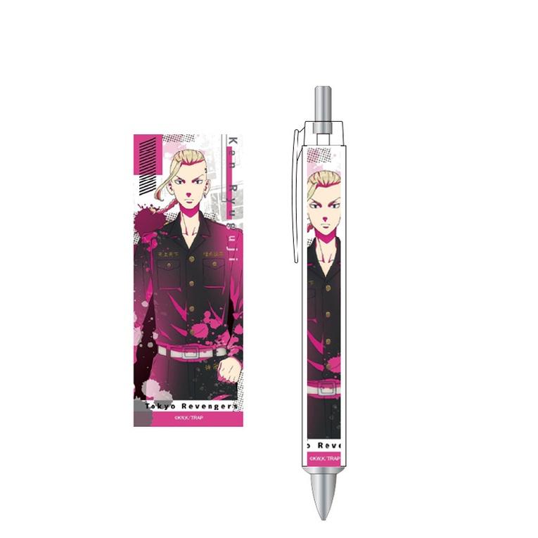 Bút Bi Đen Dạng Nhấn 0.5MM YB2 Anime Tokyo Revengers Cho Học Sinh