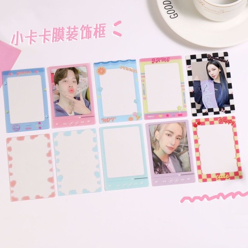 Set 10c frame trang trí card dễ thương