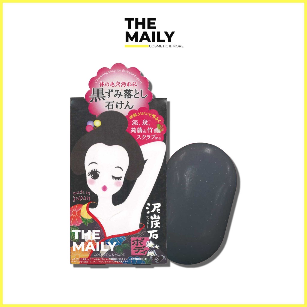 Xà Phòng Giảm Thâm Nách PELICAN Peat Stone Body Scrub Soap 100g – Nội Địa Nhật Bản