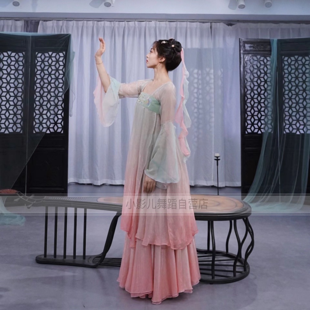 M &amp; E Trang Phục Múa Màu Gradient Phong Cách Mới Luoyang Old Things