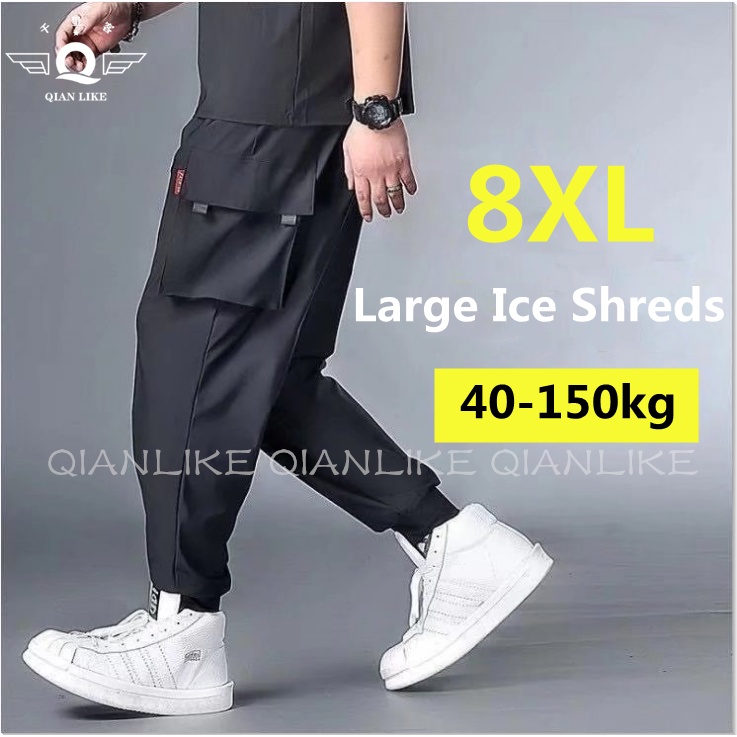 Quần Jogger Nhiều Túi Plus Size Cho Nam Size M-8XL