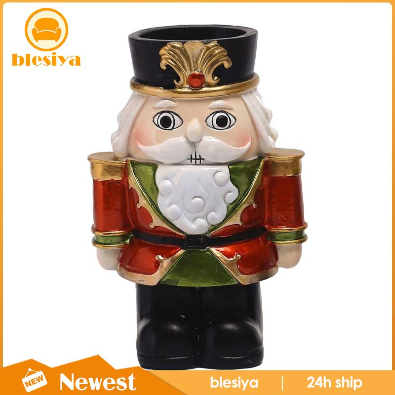 [Blesiya] Tượng Nutcracker Giáng Sinh Truyền Thống Trang Trí Nhà Cửa Để Bàn