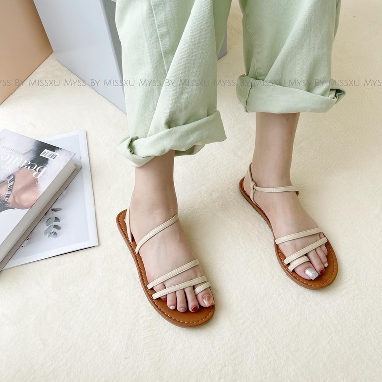 Giày sandal bệt xỏ ngón quai cài sau thời trang MYSS - SD173