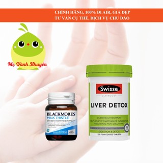 Bổ gan Swisse Ultiboost Liver Detox, Úc (60v/120v)