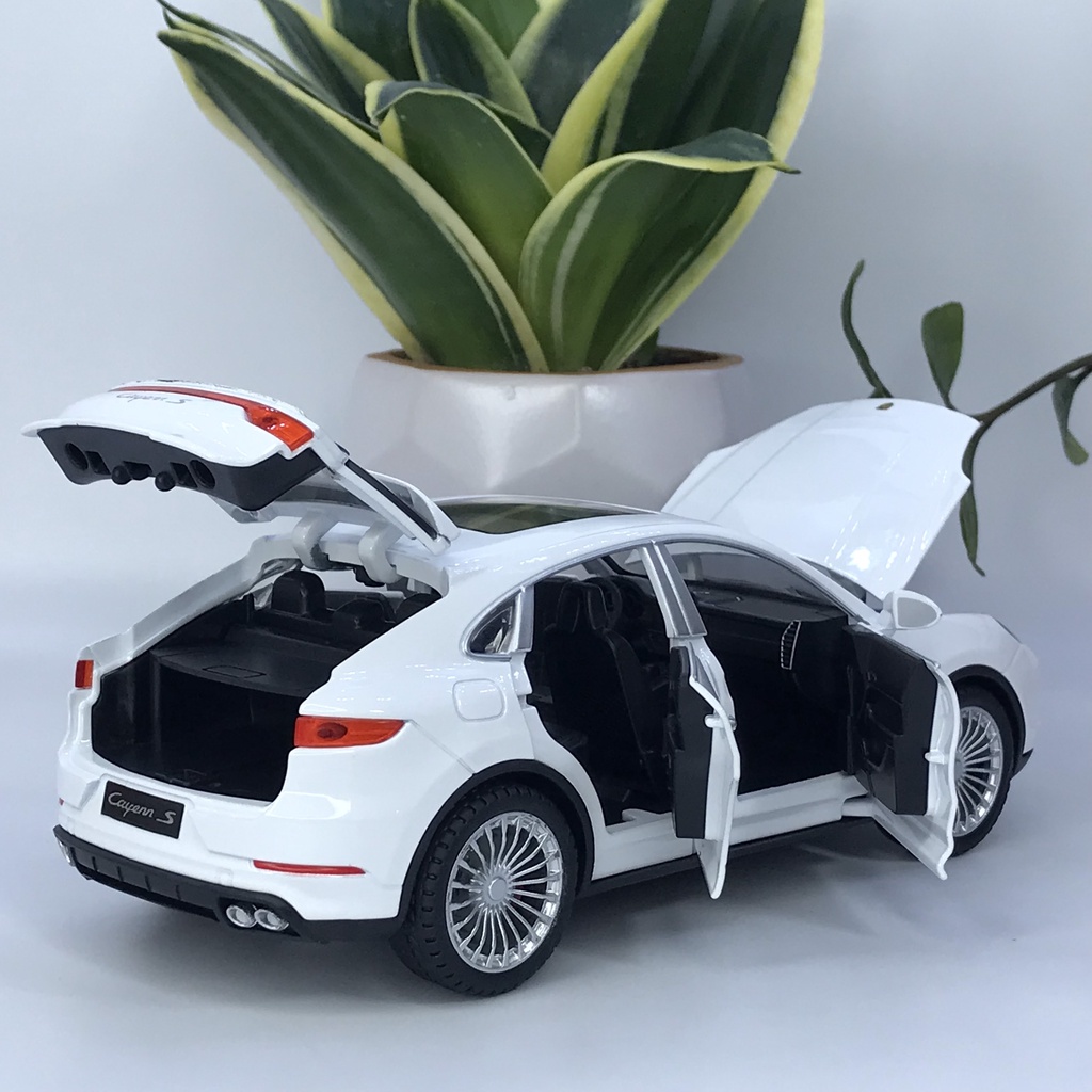 Mô hình xe ô tô Porsche Cayenne S tỷ lệ 1:24 mẫu xe quý tộc mới nhất