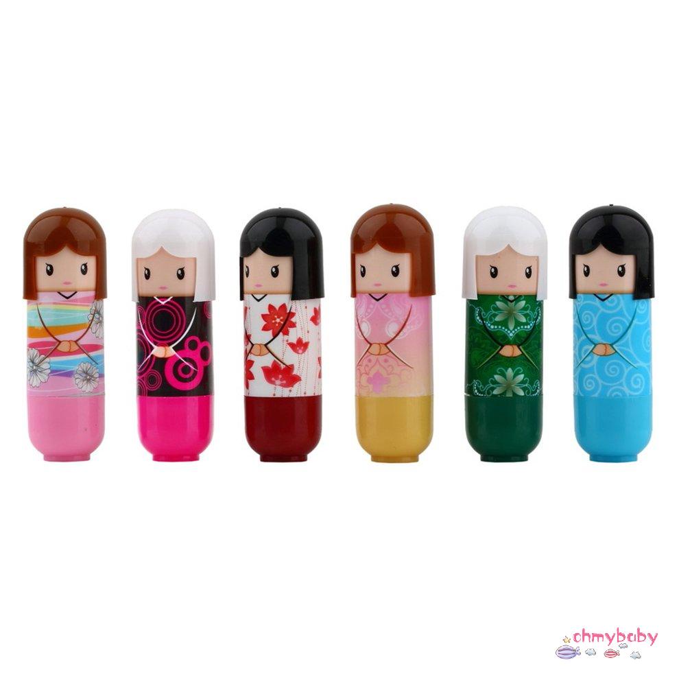 Son Môi Kimono Dolle Hoa Văn Xinh Xắn Tặng Bé Gái Nữ Cô Nhiều Màu Sắc Sáng Tạo Quà [O/10]