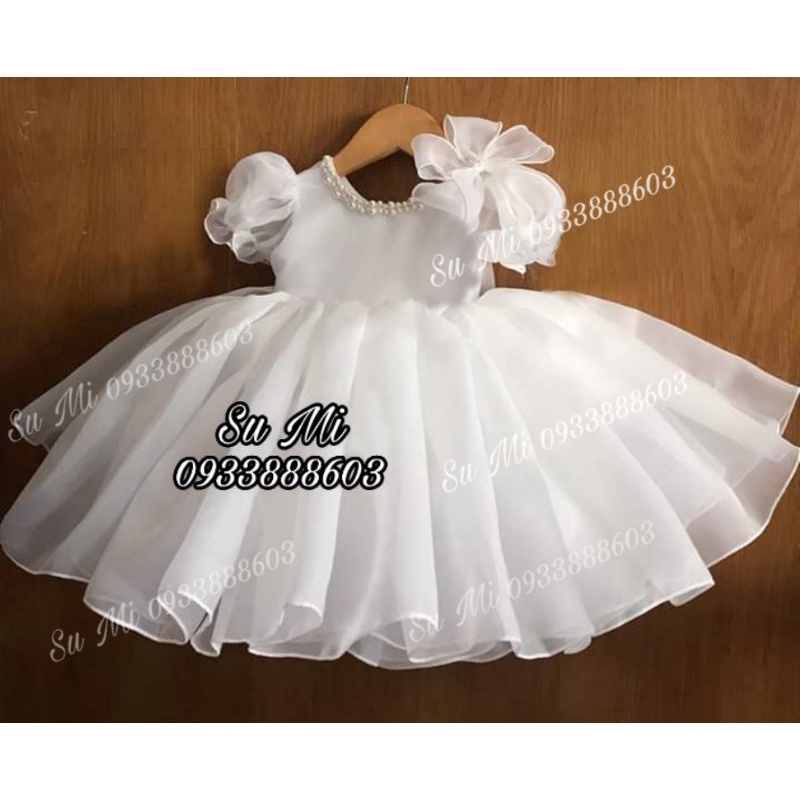 (Tặng cài) Cổ váy có ngọc xinh xắn
