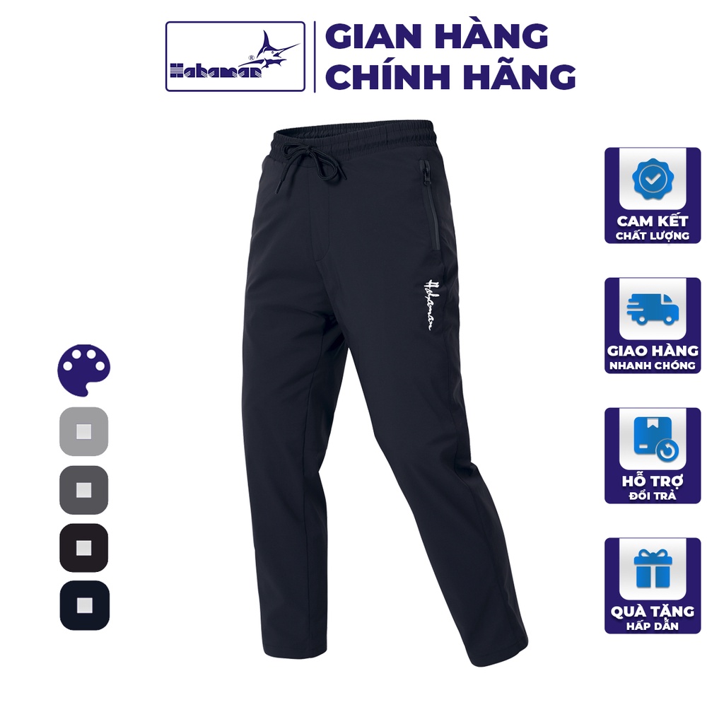 Quần Dài Thể Thao Nam Co Giãn Túi Khoá Chất Đũi Cao Cấp QDTT0401