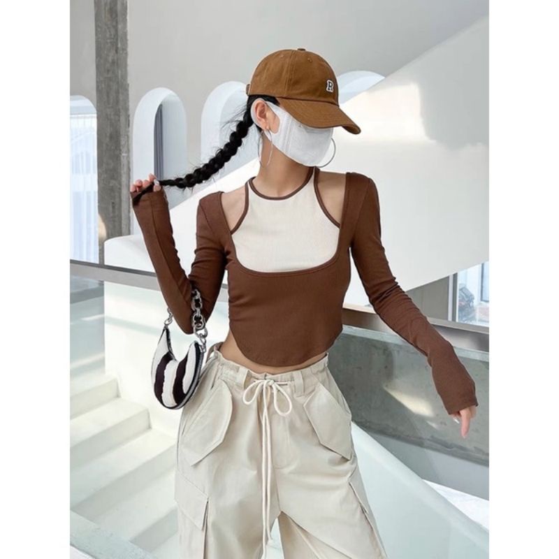 ÁO THUN TAY DÀI ÔM CỰC XỊN YSL9