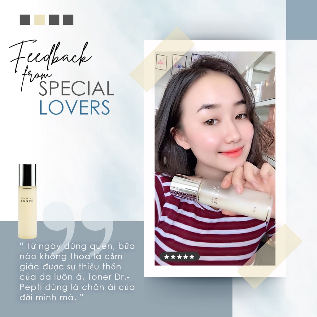 Toner Căng Bóng Dr. Pepti Centella Toner ,Nước hoa hồng