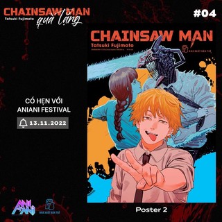 Poster aniani (2 chainsaw man + 1 lookback)