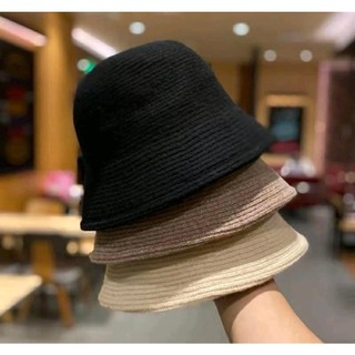 Mũ Bucket Len Vành Tròn
