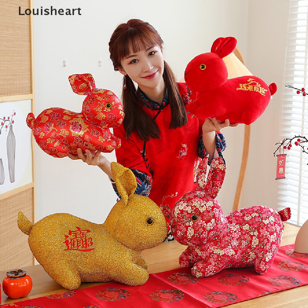 Louisheart Thỏ Nhồi Bông Mềm Mại Xinh Xắn