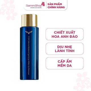Fox dầu tẩy trang mắt môi sakura moisture eye & lip make up remover - qs04