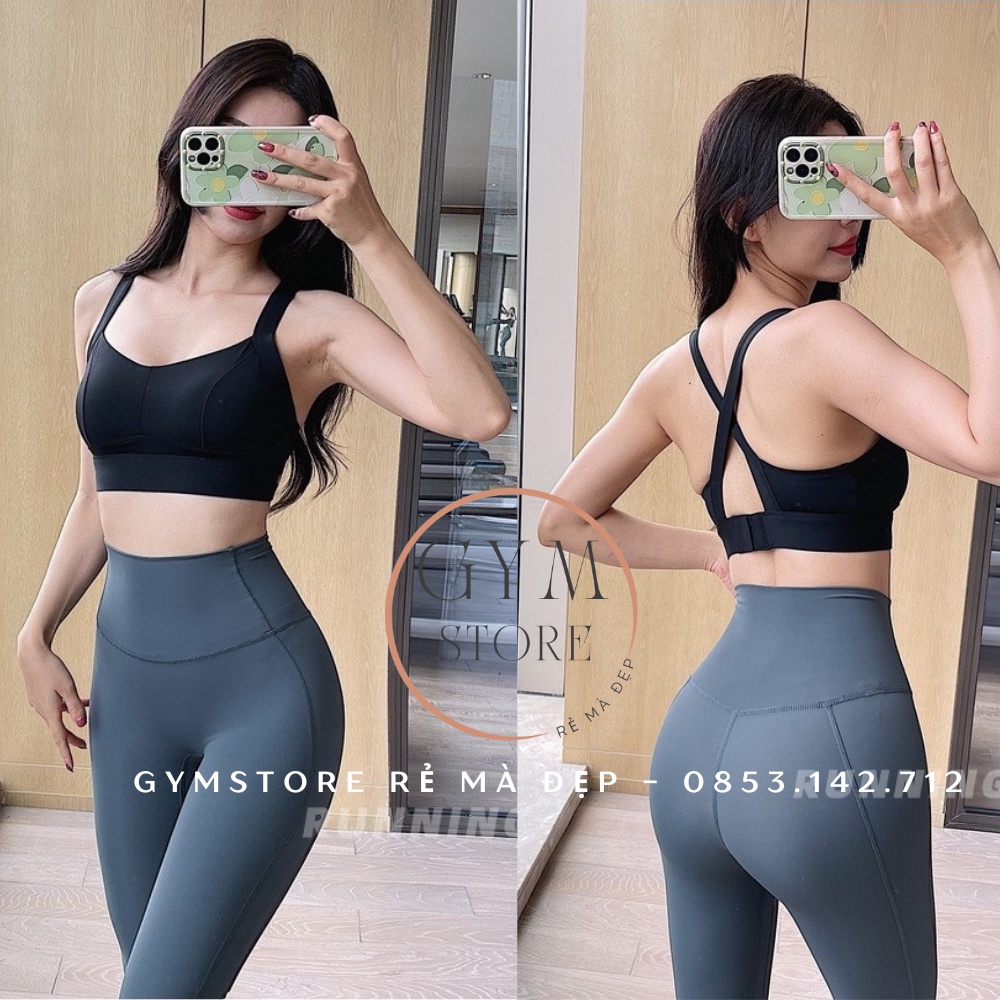 Áo Bra Tập Gym Mút Đúc❤️𝐇𝐀̀𝐍𝐆 𝐗𝐈̣𝐍❤️ Áo lót thể thao nữ tập Pilate Yoga Thun Poly Thoáng Mát Đồ Tập Rẻ Đẹp 𝐆𝐘𝐌𝐒𝐓𝐎𝐑𝐄 803
