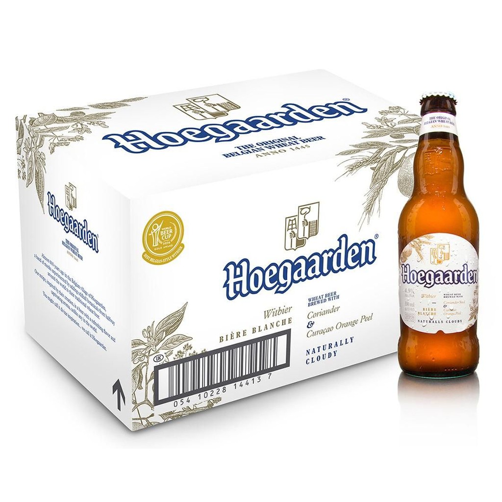 Bia Hoegaarden White - 1 thùng 24 chai 330ml