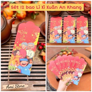 set 10 bao lì xì tết 2025